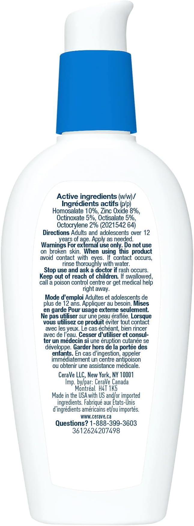 CeraVe Facial Moisturizer with SPF 30. Face Sunscreen Lotion with Hyaluronic Acid, Niacinamide & Ceramides for Women & Men. Oil-free, normal to dry skin. Verified Extended Use Date, Travel Size 89ML - Which Mark