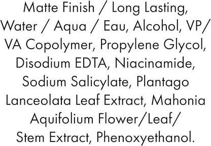 NYX Professional Makeup Matte Finish Setting Spray, Infused with NIACINAMIDE, Long Lasting 16h Wear, Sheer and Smooth Mattifying Spray, Combat Shine for a Poreless Complexion, Vegan Formula, 60mL - Which Mark