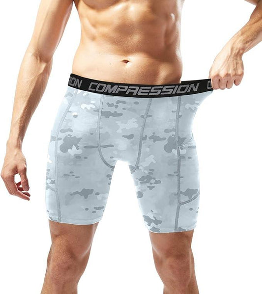 Holure Men's Sport Compression Shorts Performamce Athletic Running Underwear (3 or 5 Pack) - Which Mark