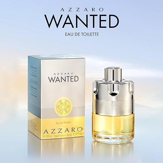 Azzaro Wanted Eau de Toilette - Vibrant & Irresistible Mens Cologne - Woody, Citrus & Spicy Fragrance - Fresh Notes of Cardamom, Lemon, Vetiver - Everyday Wear - Luxury Perfumes for Men - Which Mark