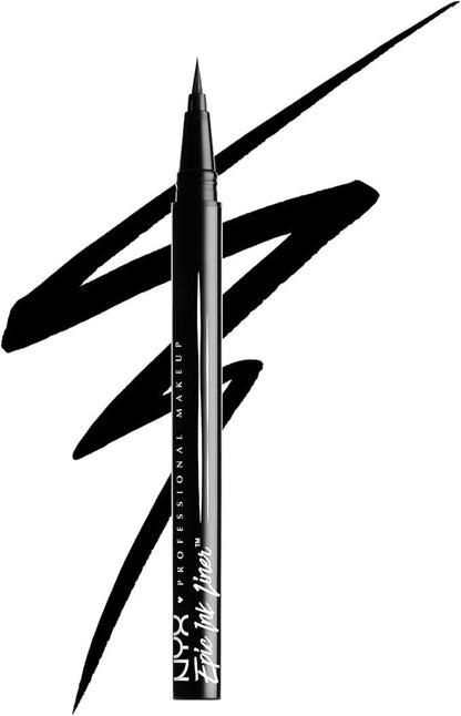 NYX PROFESSIONAL MAKEUP, Epic Ink Liner, Liquid Eyeliner, Waterproof, Matte finish - BLACK - Which Mark