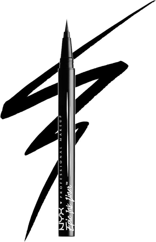 NYX PROFESSIONAL MAKEUP, Epic Ink Liner, Liquid Eyeliner, Waterproof, Matte finish - BLACK - Which Mark