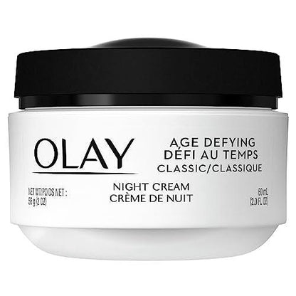 Olay Age Defying Night Face Cream, Anti-Wrinkle, 2-in-1 Replenishing Face Cream, 60 mL - Which Mark