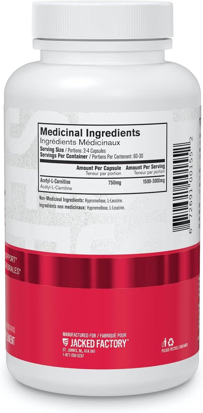 Acetyl L Carnitine Supplement 750mg - Extra Strength L-Carnitine (ALCAR) for Energy, Mood Improvement, Memory & More - 120 Capsules - Which Mark