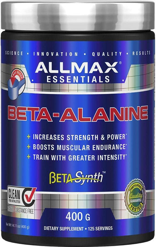 ALLMAX Nutrition - 100% Pure Maximum Strength + Absorption - Beta Alanine - 400 Gram - Which Mark