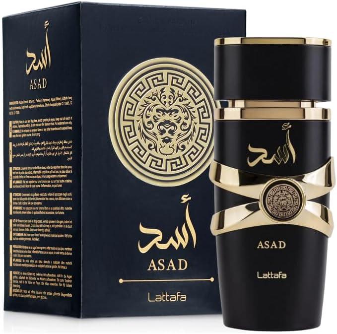 Lattafa Perfumes Asad for Unisex Eau de Parfum Spray, 3.4 Ounce - Which Mark