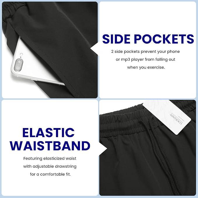 COOFANDY Men's 7 Inch Gym Workout Shorts 2 Pack Quick Dry Running Athletic Shorts with Pockets - Which Mark