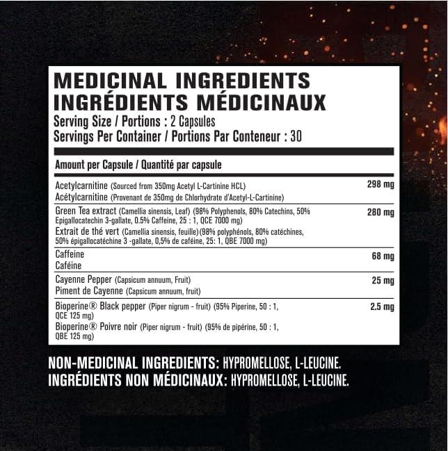 Burn-XT Body Recomposition for Men & Women - Improve Focus & Increase Energy - Premium Acetyl L-Carnitine, Green Tea Extract, Capsimax Cayenne Pepper, & More - 60 Natural Veggie Pills - Which Mark