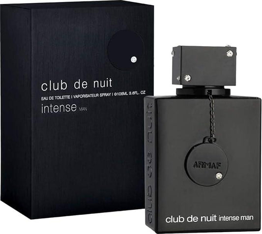 ARMAF S Club De Nuit Intense for Men Eau De Toilette Spray, 3.4 ounces, black, 106 ml / 3.6 oz (31470) - Which Mark