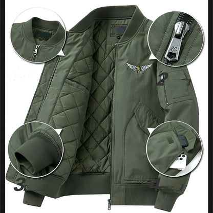 Fashion Casual Brushed Jacket Men - Which Mark