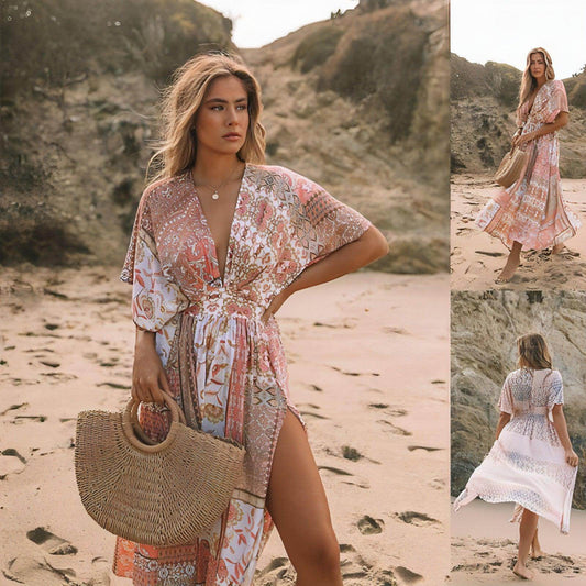 Fashion Spring Printing Dress Women - Which Mark