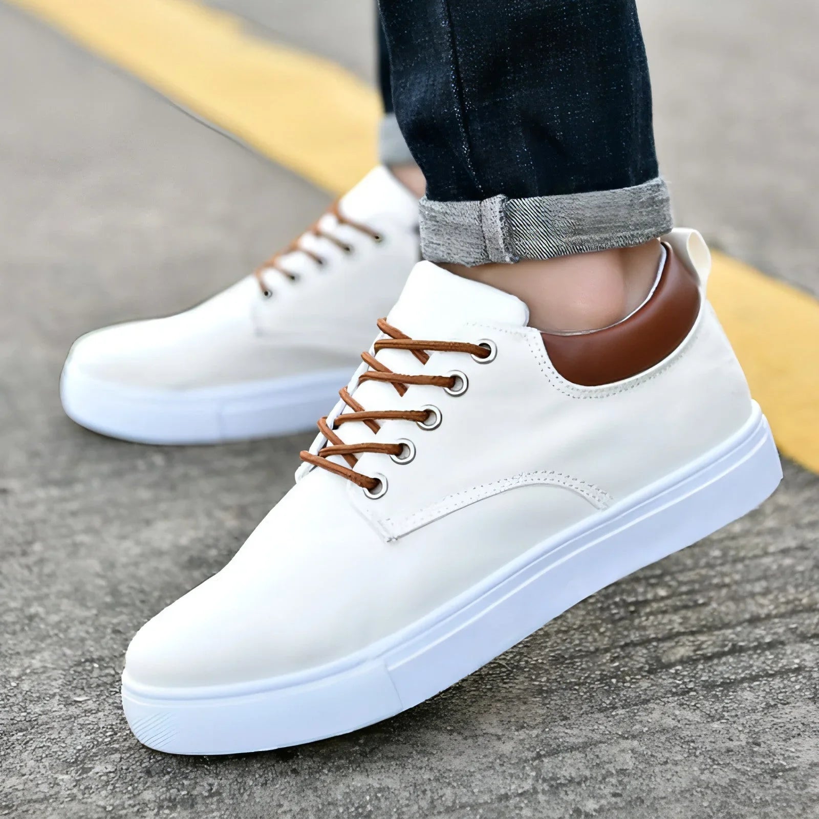shoes student trend flat men - Which Mark