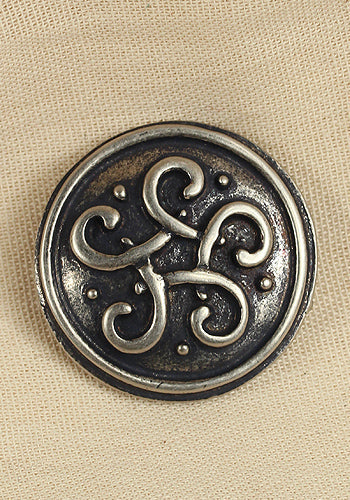 Rivet-Plate Celtic Knot Antique Silver - Which Mark