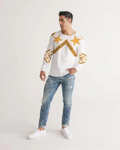 Men's Fashion Long Sleeve Wakerlook Tee - Which Mark