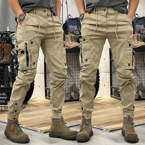SAFARI Straight Functional Outdoor Tactics Casual Pants Jeans Men - Which Mark