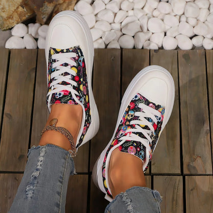 Canvas Shoes For Women Fashion Breathable Versatile Flats Student - Which Mark
