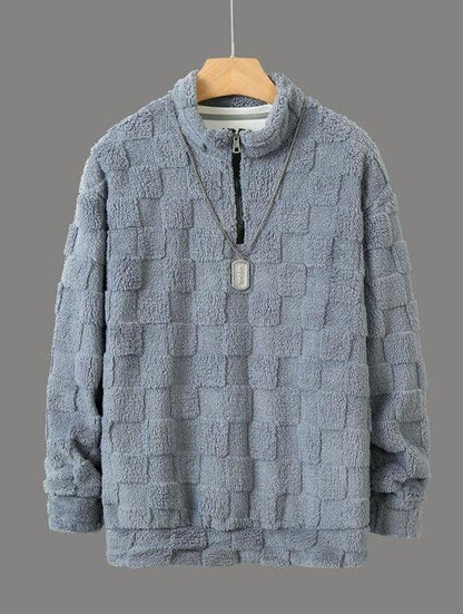 Hooded Loose Sweater Autumn And Winter Casual Plus Size Coat Men - Which Mark