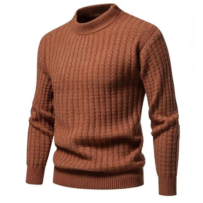 A.1. Autumn Men's Knitwear Solid Color Round Neck Fashion Sweater - Which Mark