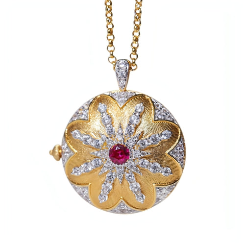 European American And Italian Craftsmanship Necklace Retro Palace - Which Mark
