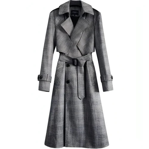 The Trenchcoat Is Over The Knee And Long Men - Which Mark
