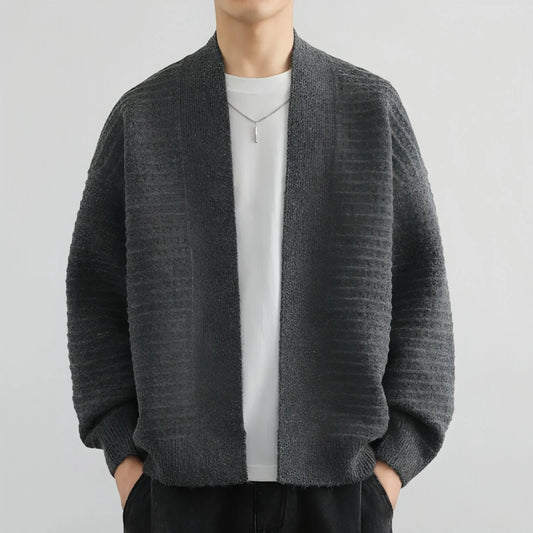 Cardigan Sweater Men's Spring And Autumn Trendy Loose - Which Mark