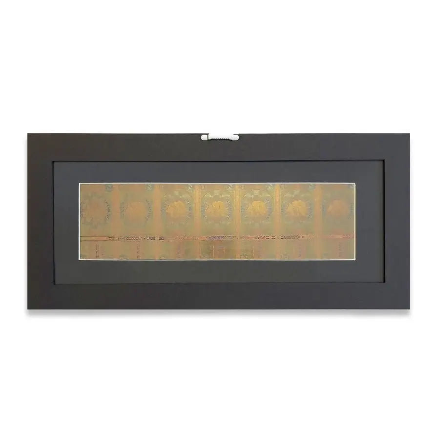 7 Pillars of Humanity Full Set - Uncut Sheet of Seven 24k Gold Notes - Which Mark