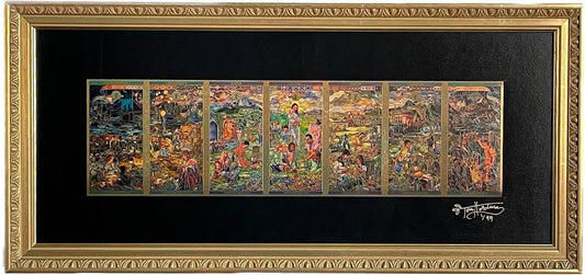 7 Pillars of Humanity Signed Gold Framed Set (#2 of 99) - Which Mark