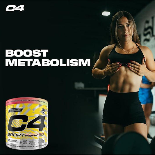C4 Ripped Sport Pre Workout Powder Strawberry Watermelon, Informed-Choice Certified, Preworkout Energy Supplement for Men & Women, 225 g (Pack of 1) - Which Mark
