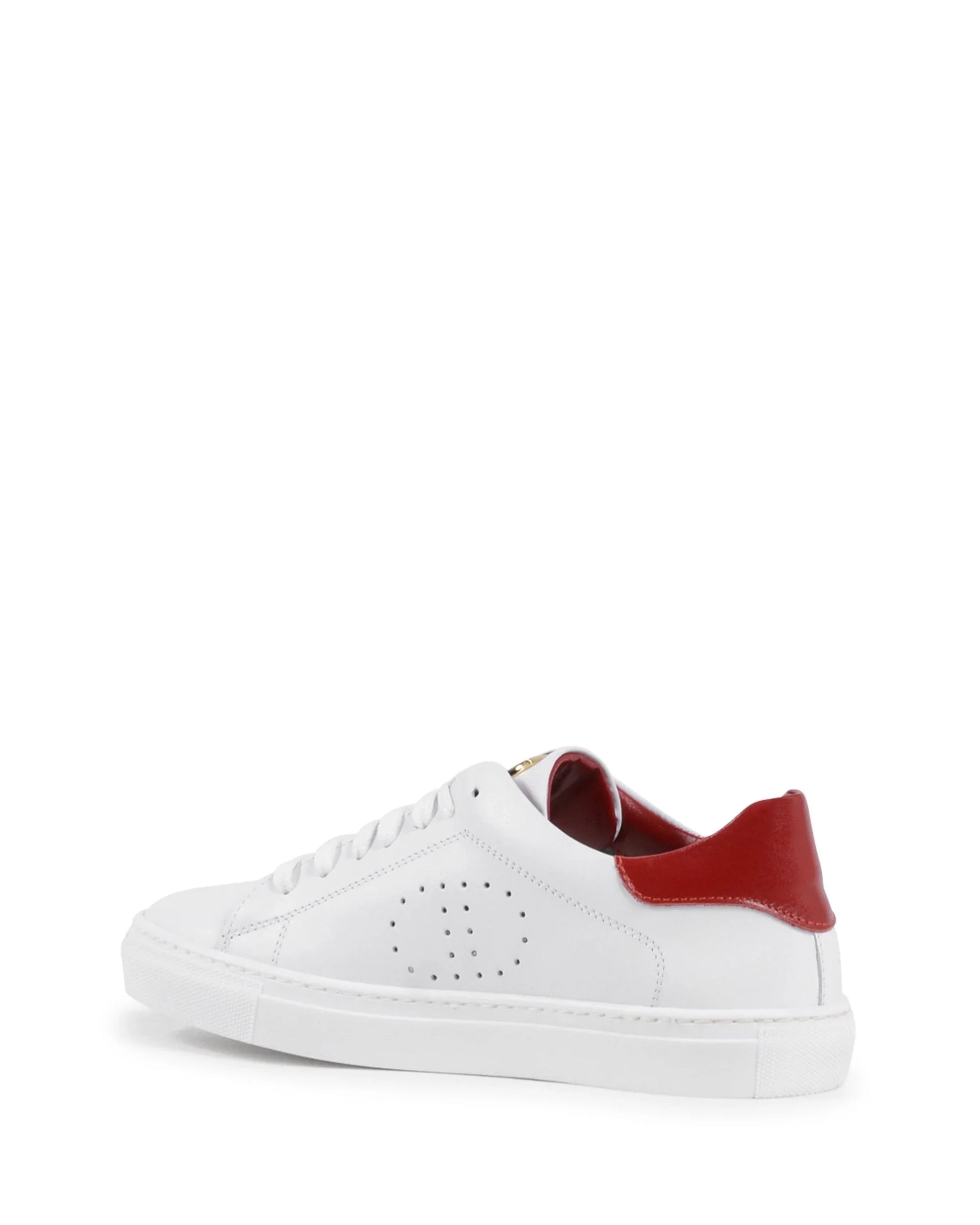 Lady Racer Sportivo Sneaker White/Ruby - Which Mark