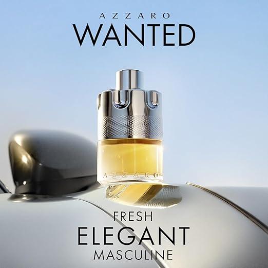 Azzaro Wanted Eau de Toilette - Vibrant & Irresistible Mens Cologne - Woody, Citrus & Spicy Fragrance - Fresh Notes of Cardamom, Lemon, Vetiver - Everyday Wear - Luxury Perfumes for Men - Which Mark