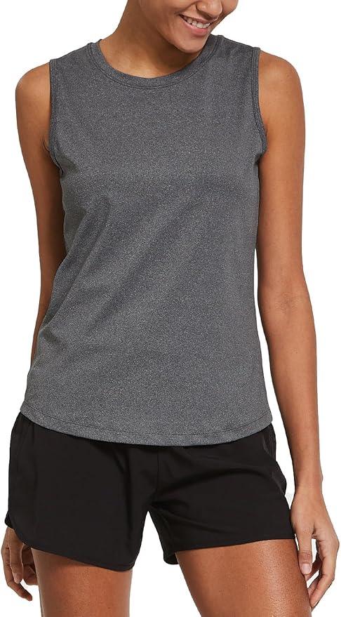 baleaf BALEFA Women's Workout Tank Tops Sleeveless Athletic Sport Shirts Gym Running Yoga Tops - Which Mark
