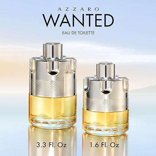 Azzaro Wanted Eau de Toilette - Vibrant & Irresistible Mens Cologne - Woody, Citrus & Spicy Fragrance - Fresh Notes of Cardamom, Lemon, Vetiver - Everyday Wear - Luxury Perfumes for Men - Which Mark