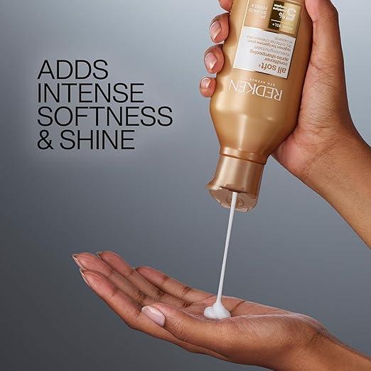 Redken All Soft Sulfate Free Hair Conditioner for Dry/Brittle Hair, Moisturizes, Provides Intense Softness, With Argan Oil - Which Mark