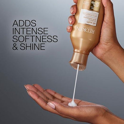 Redken All Soft Sulfate Free Hair Conditioner for Dry/Brittle Hair, Moisturizes, Provides Intense Softness, With Argan Oil - Which Mark