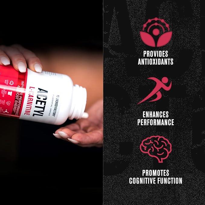 Acetyl L Carnitine Supplement 750mg - Extra Strength L-Carnitine (ALCAR) for Energy, Mood Improvement, Memory & More - 120 Capsules - Which Mark