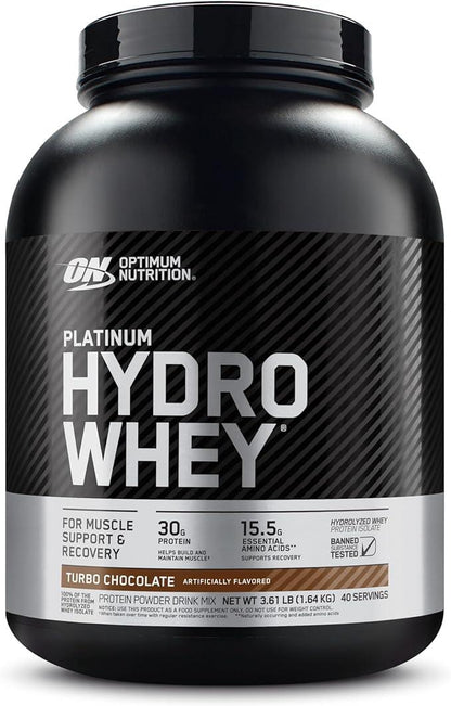 OPTIMUM NUTRITION Platinum HydroWhey, Turbo Chocolate 3.5lb - Which Mark