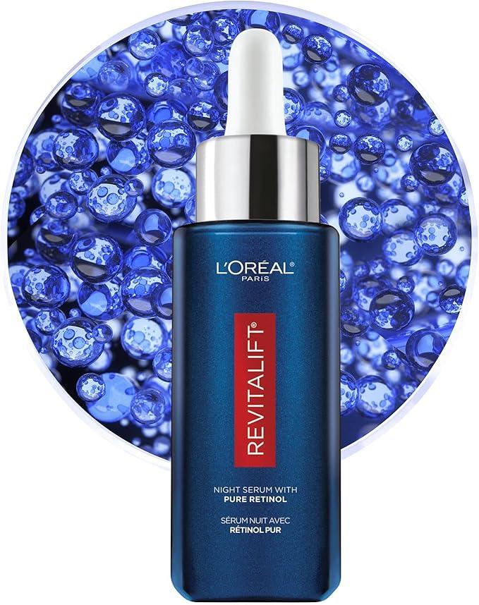 L’Oréal Paris Night Retinol Serum for Face, Revitalift Triple Power LZR, With 0.3% Pure Retinol, Moisturizes Skin and Eliminates Look of Deep Wrinkles, Skincare, 30 ml Climate Pledge Friendly - Which Mark