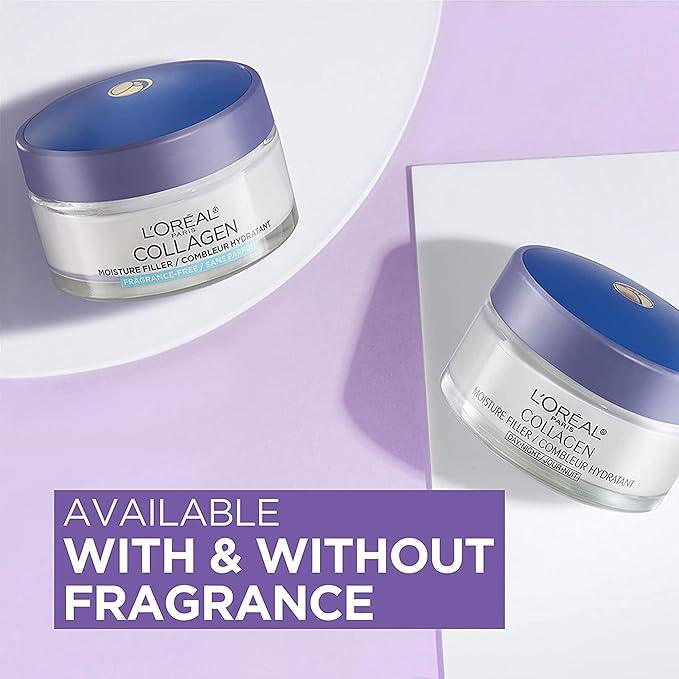 L’Oréal Paris Day and Night Moisturizer Cream, Collagen Moisture Filler Skincare, Hydrating Cream for Face, Neck and Chest to Smooth Skin and Reduce Look of Wrinkles, 50 ml - Which Mark