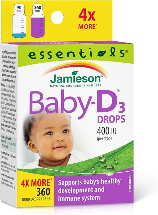 Baby-D - 400 IU Vitamin D3 Droplets, 11.7 ml (Pack of 1) - Which Mark
