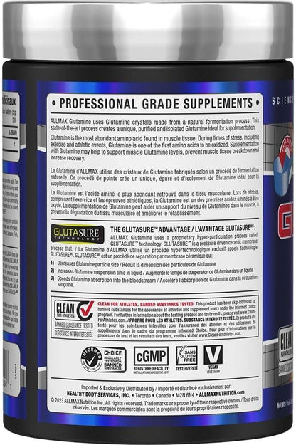 ALLMAX Nutrition - Glutamine Powder - 100% Pharmaceutical Grade - 1000 Gram, 1000-Gram - Which Mark