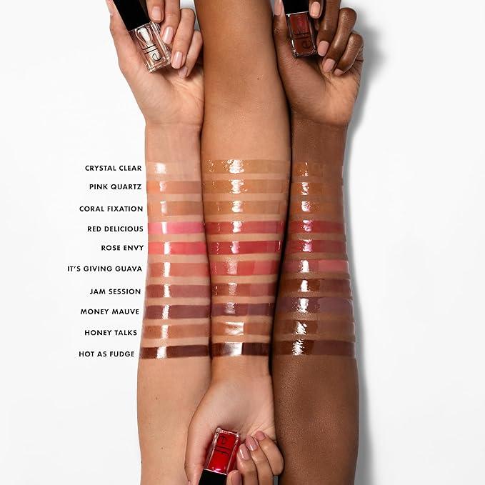 e.l.f. Glow Reviver Lip Oil, Nourishing Tinted Lip Oil For A High-shine Finish, Infused With Jojoba Oil, Vegan & Cruelty-free, Rose Envy - Which Mark
