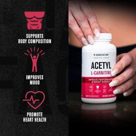 Acetyl L Carnitine Supplement 750mg - Extra Strength L-Carnitine (ALCAR) for Energy, Mood Improvement, Memory & More - 120 Capsules - Which Mark