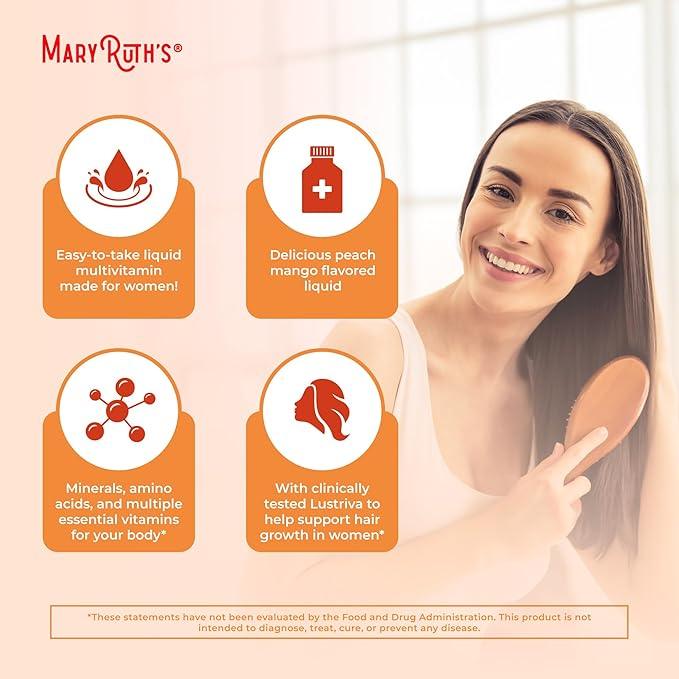 ganics Multivitamin Multimineral Supplement for Women + Hair Growth Vitamins, with Lustriv - Which Mark
