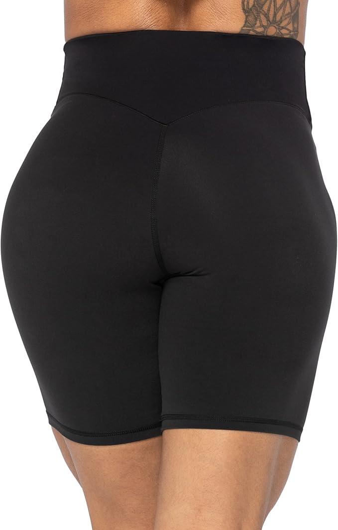 Sunzel High Waist Biker Shorts for Women No Front Seam Soft Yoga Workout Gym Bike Shorts Tummy Control Squat Proof - Which Mark