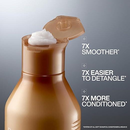 Redken All Soft Sulfate Free Hair Conditioner for Dry/Brittle Hair, Moisturizes, Provides Intense Softness, With Argan Oil - Which Mark
