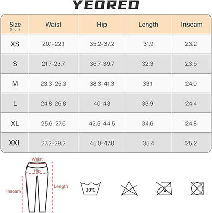 YEOREO Amplify Leggings for Women Seamless Scrunch Leggings Butt Lifting Gym High Waisted Athletic Pants - Which Mark