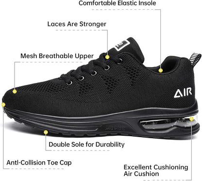 Autper Air Running Tennis Shoes for Men Lightweight Non Slip Sport Gym Walking Shoes Sneaker - Which Mark