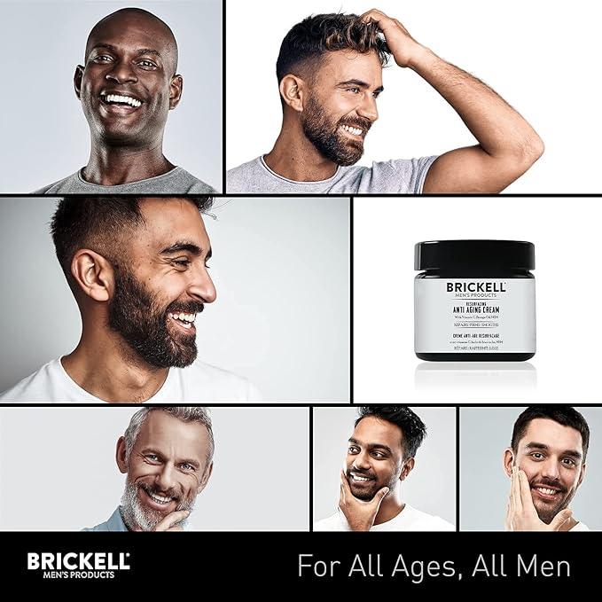 Brickell Men's Products Resurfacing Anti-Aging Cream For Men, Natural and Organic Vitamin C Cream, 2 Ounce, Unscented - Which Mark
