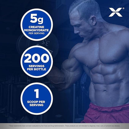 Allmax Creatine Monohydrate - Aid Muscle Growth & Strength Gains, No Artificial Ingredients - 1000g - 5g per Serving - 200 Servings - Which Mark