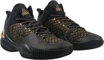 PEAK High Top Mens Basketball Shoes Lou Williams Streetball Master Breathable Non Slip Outdoor Sneakers Cushioning Workout Shoes for Fitness - Which Mark